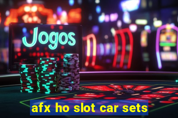 afx ho slot car sets