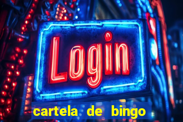 cartela de bingo até 30