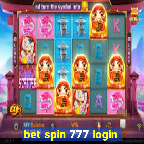 bet spin 777 login