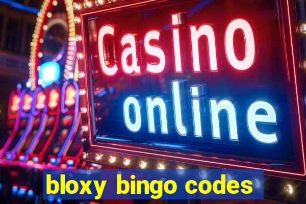 bloxy bingo codes