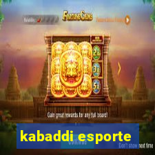 kabaddi esporte