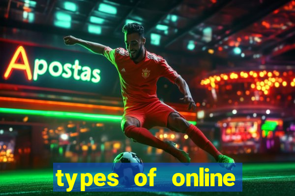 types of online casino games