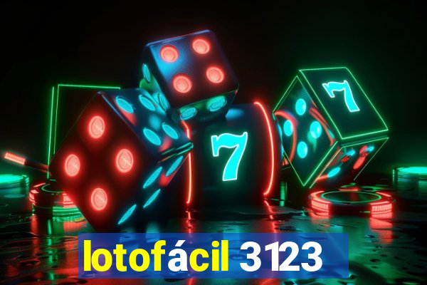 lotofácil 3123