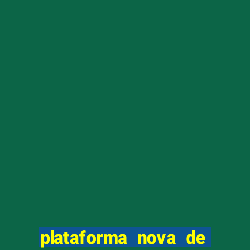 plataforma nova de jogo 2024