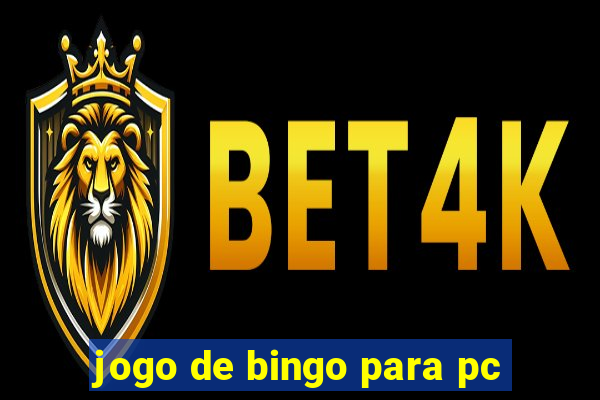 jogo de bingo para pc