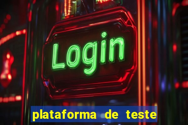 plataforma de teste pg demo