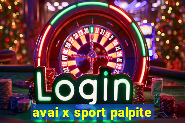 avai x sport palpite