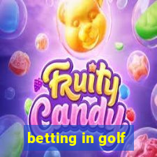 betting in golf