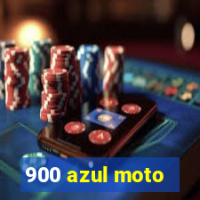 900 azul moto