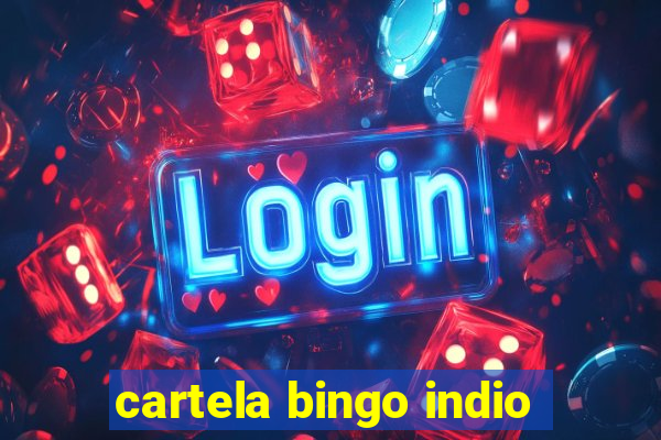 cartela bingo indio