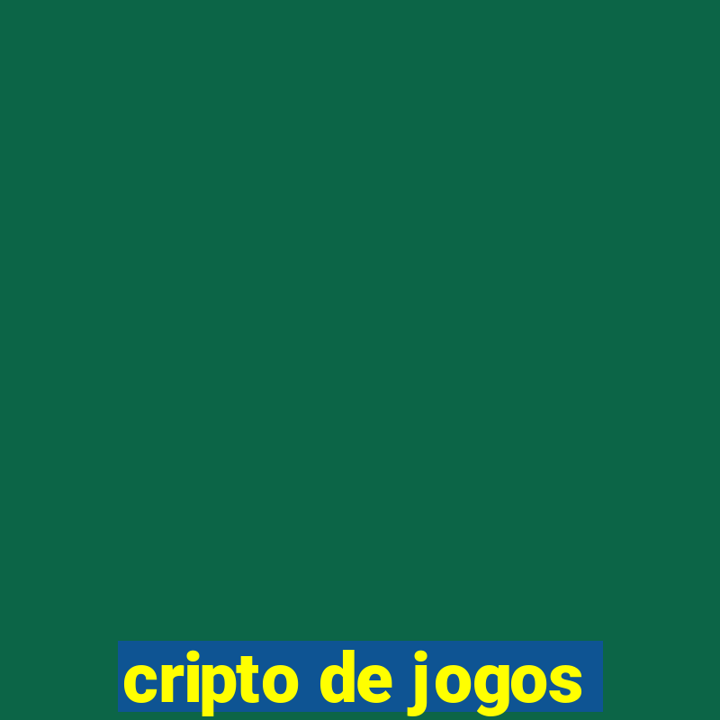 cripto de jogos