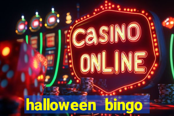 halloween bingo cards with numbers