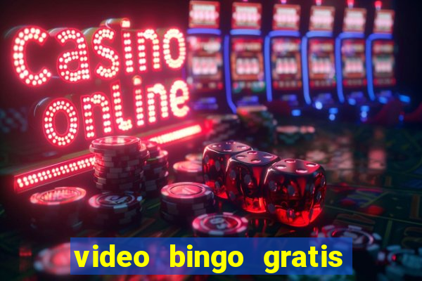 video bingo gratis para brincar