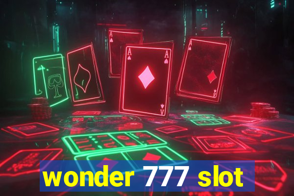 wonder 777 slot