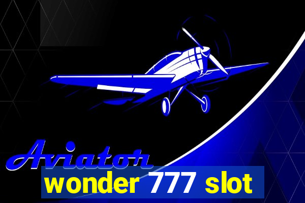 wonder 777 slot