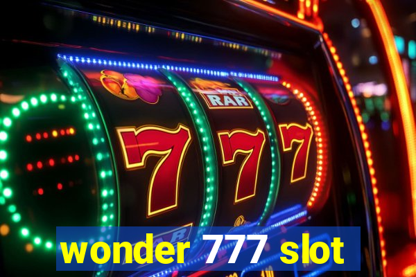 wonder 777 slot