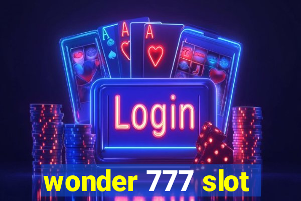 wonder 777 slot