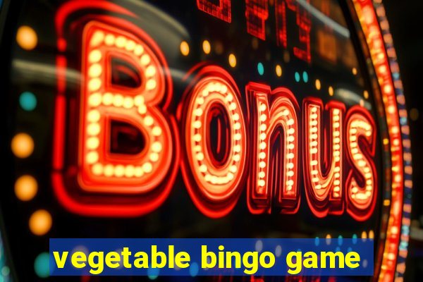 vegetable bingo game