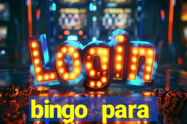 bingo para despedida de solteira para imprimir