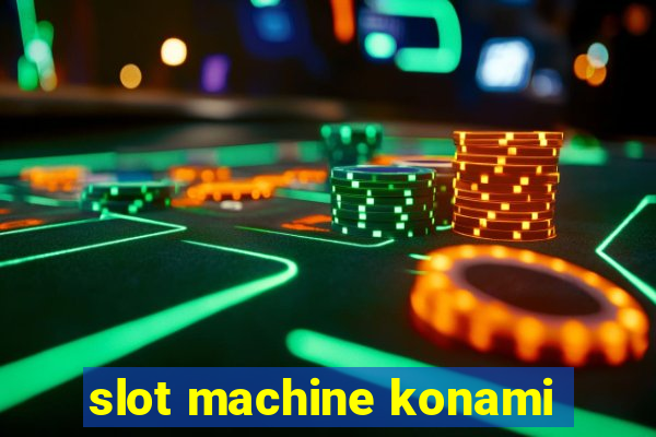 slot machine konami