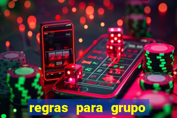 regras para grupo de futebol no whatsapp