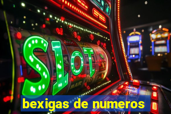 bexigas de numeros