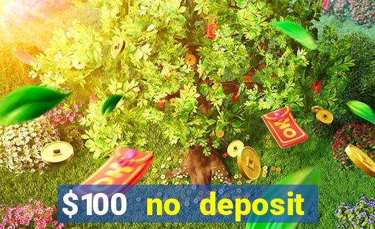 $100 no deposit bonus real money casino