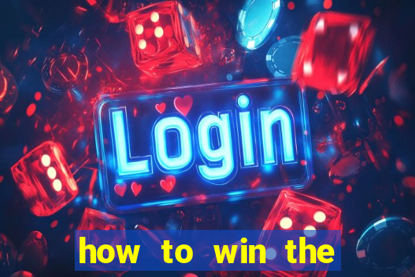 how to win the slot machine