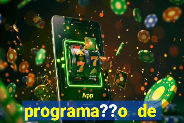 programa??o de jogos de futebol