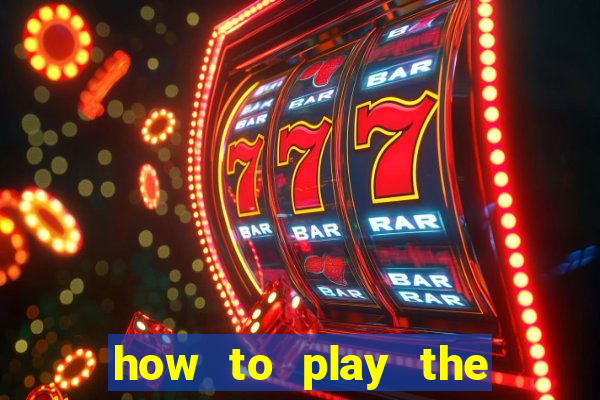 how to play the buffalo slot machine