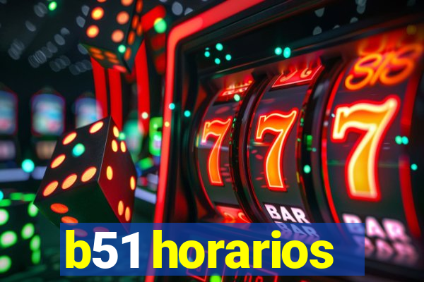 b51 horarios