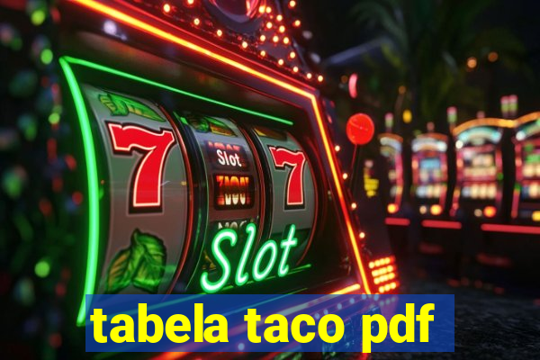 tabela taco pdf