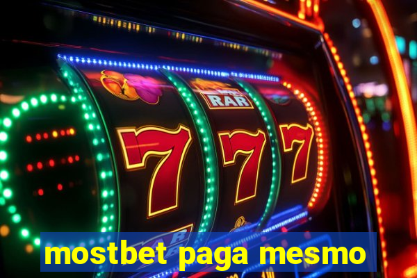 mostbet paga mesmo