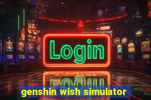 genshin wish simulator