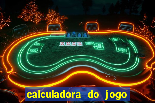 calculadora do jogo do bicho