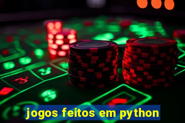 jogos feitos em python