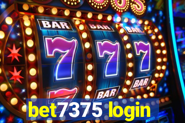 bet7375 login