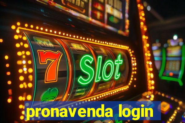 pronavenda login