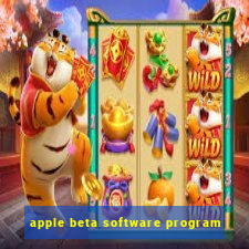 apple beta software program