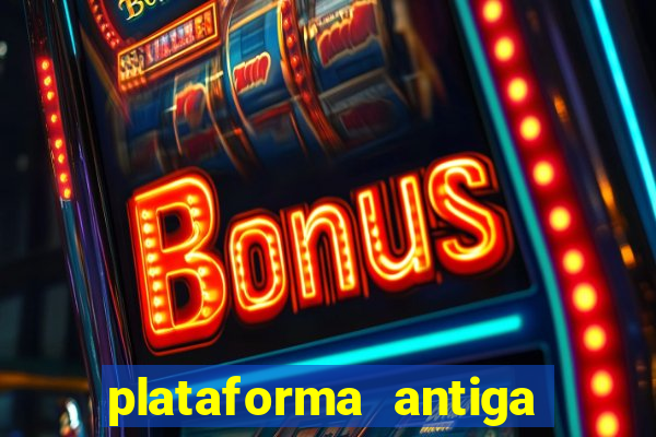 plataforma antiga de jogos