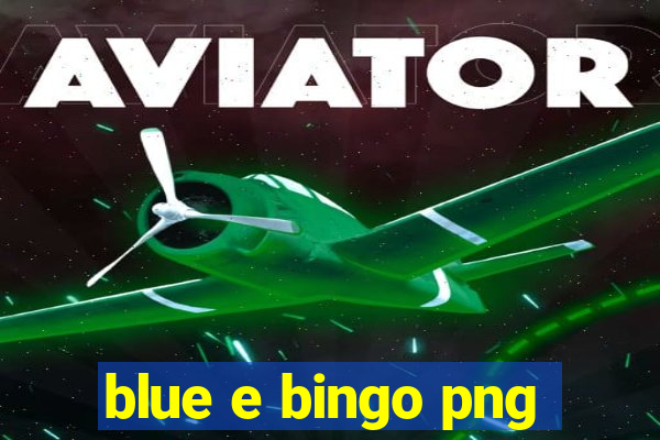 blue e bingo png