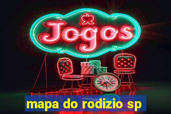 mapa do rodizio sp