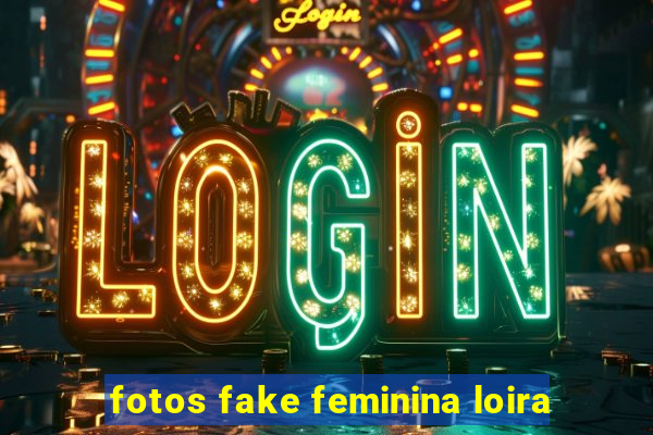 fotos fake feminina loira