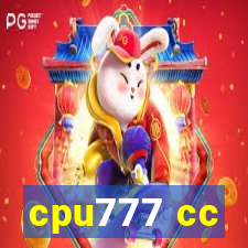 cpu777 cc