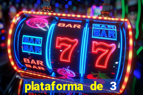 plataforma de 3 reais jogo