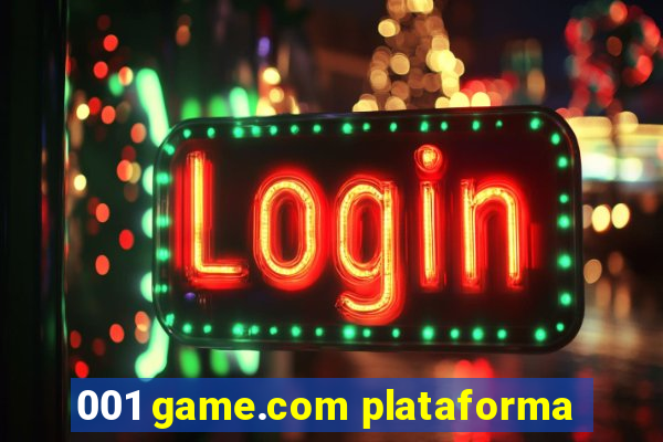 001 game.com plataforma