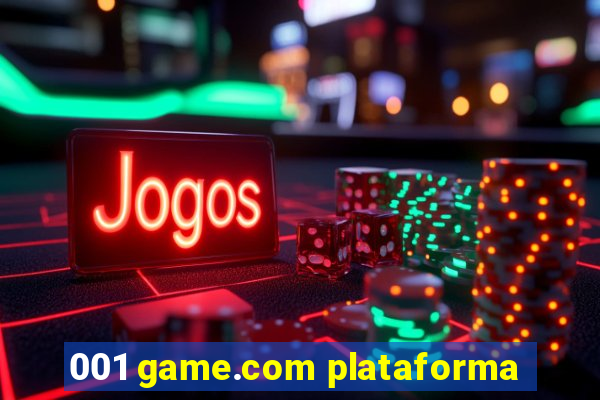 001 game.com plataforma