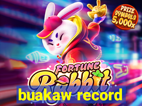 buakaw record