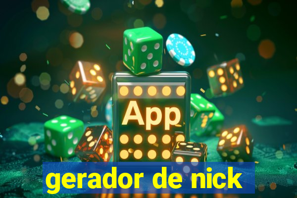 gerador de nick