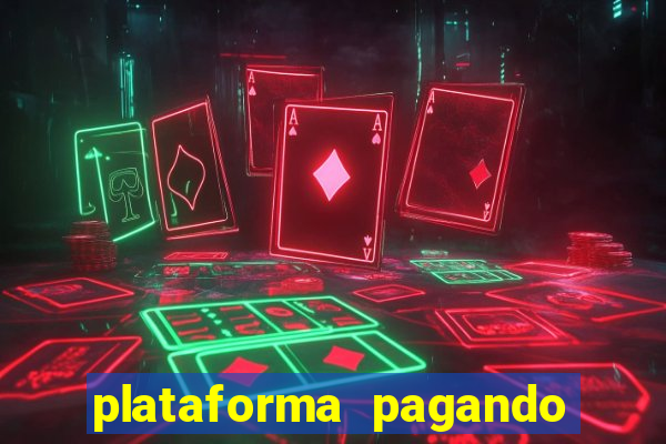 plataforma pagando no cadastro